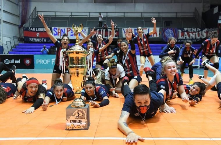 Vóley Femenino: SAN LORENZO SE CONSAGRÓ CAMPEÓN POR PRIMERA VEZ EN LA LIGA ARGENTINA FEMENINA 2021