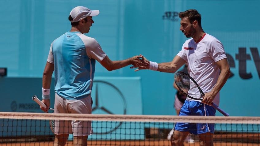 Tenis: A PESAR DEL ESFUERZO, DELBONIS NO PUDO GANAR EN CUARTOS DEL MASTERS 1000 DE ROMA