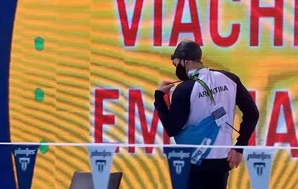 Natación: LAUTARO MAIDANA CANCINOS SACÓ PASAJE A TOKIO