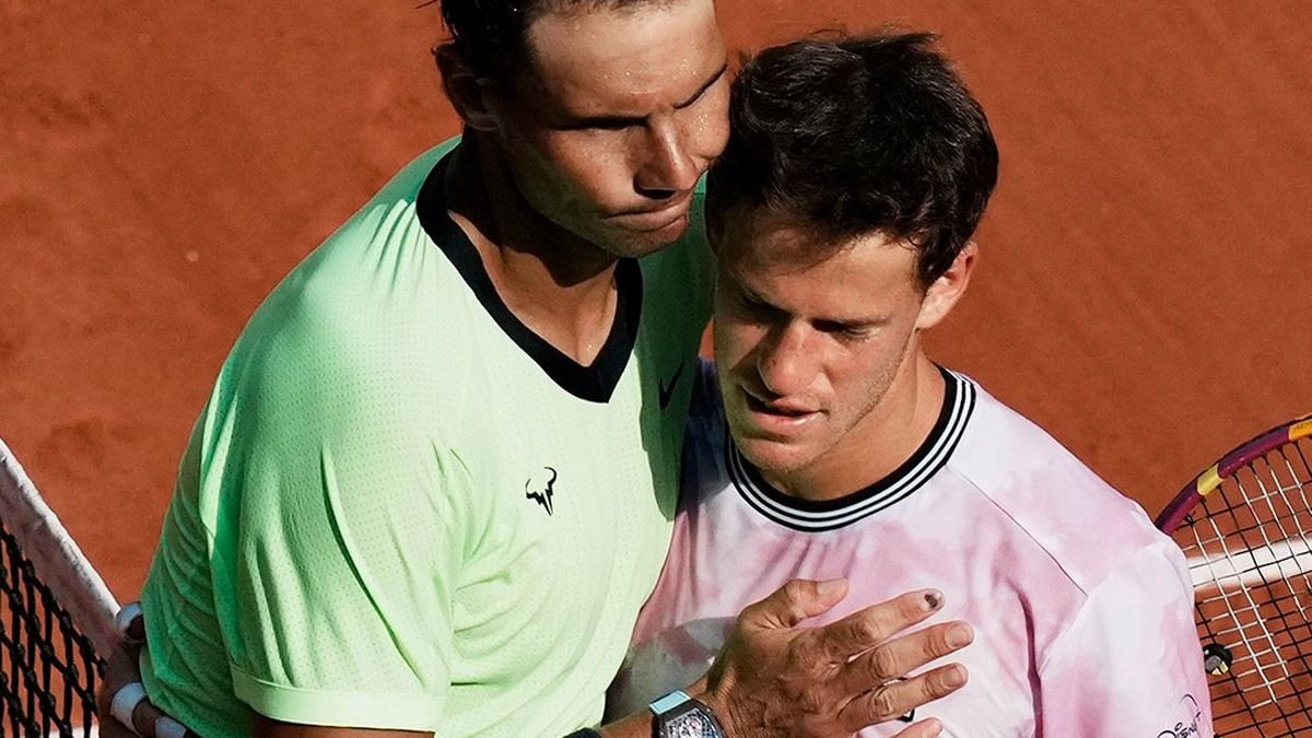 Tenis: UN ENORME «PEQUE» SCHWARTZMAN CAYÓ CON NADAL EN CUATRO SETS POR LOS CUARTOS DE FINAL DE ROLAND GARROS