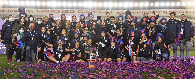 Fútbol femenino: SAN LORENZO CAMPEÓN DEL TORNEO APERTURA 2021