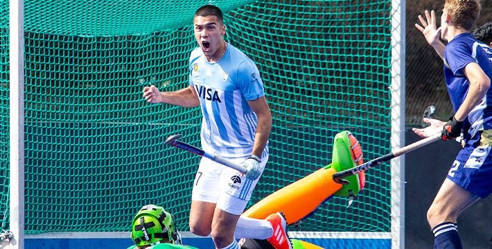 Hockey césped masculino: SÓLIDA VICTORIA ARGENTINA EN EL DEBUT PANAMERICANO JUNIOR