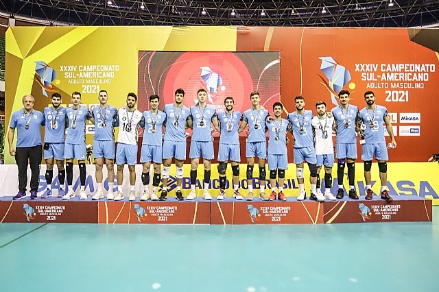 Vóley masculino: ARGENTINA SE QUEDÓ CON EL SUBCAMPEONATO SUDAMERICANO EN BRASIL