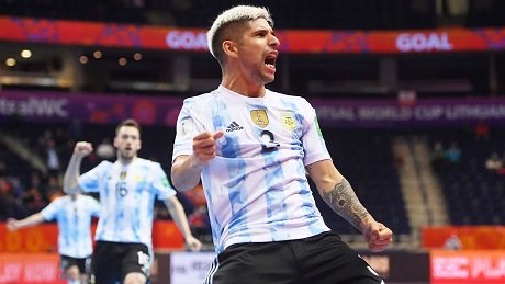 Futsal masculino: ARGENTINA VENCIÓ 6-1 A PARAGUAY Y ESTÁ EN LOS CUARTOS DE FINAL DEL MUNDIAL