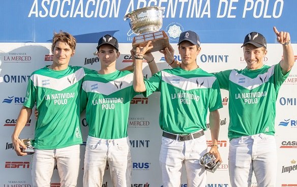 Polo masculino: LA NATIVIDAD VENCIÓ A LA VARZEA LA SUERTE Y ES TRICAMPEÓN DEL ABIERTO ARGENTINO JUVENIL