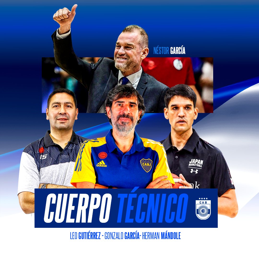 Básquet masculino: DEFINIDO EL CUERPO TÉCNICO DE NESTOR GARCÍA
