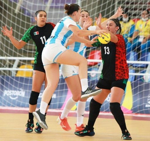 Juegos Panamericanos Junior Cali Valle 2021:  2021; HANDBALL ! ARGENTINA EMPATÓ CON MÉXICO EN EL DEBÚT