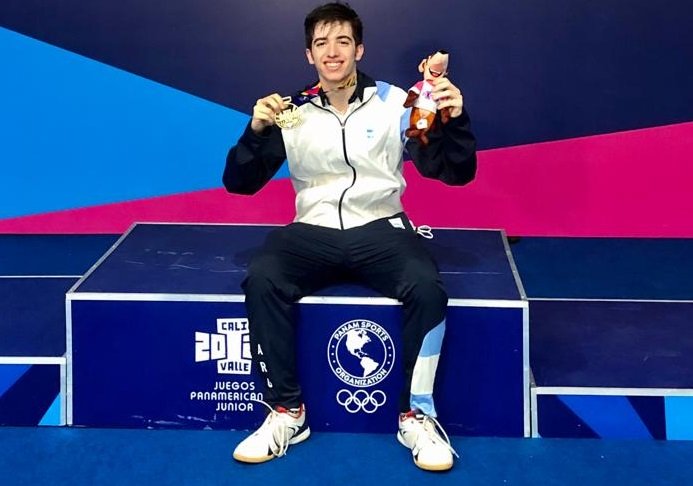 Juegos Panamericanos Junior Cali Valle 2021: TENIS  DE MESA |  SANTIAGO LORENZO GANÓ LA MEDALLA DE ORO EN LA COMPETENCIA INDIVIDUAL