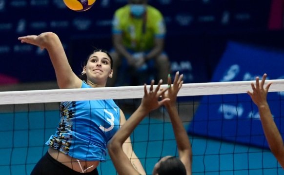 Juegos Panamericanos Junior Cali Valle 2021: VOLEY | LAS CHICAS ALBICELESTES SUPERARON A SURINAM EN SETS CORRIDOS