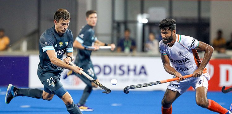 Hockey césped masculino: LOS LEONES CAYERON CON INDIA EN EL FINAL DEL SEGUNDO PARTIDO POR LA FIH PRO LEAGUE