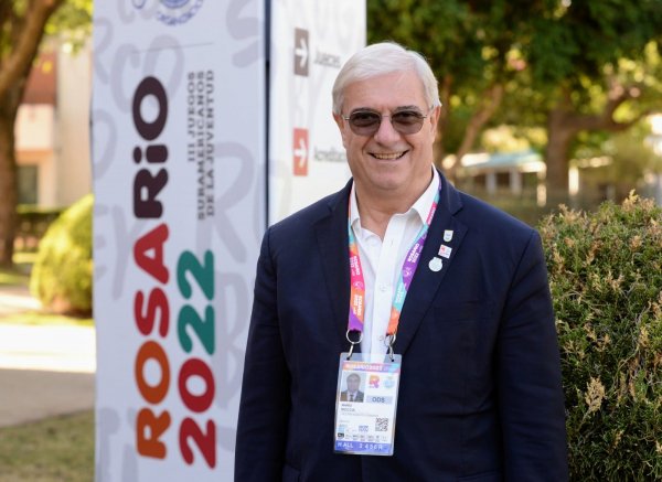 JSJ Rosario 2022: EL PRESIDENTE DEL COMITÉ OLÍMPICO ARGENTINO MARIO MOCCIA SOSTUVO QUE “ARGENTINA ESTÁ SIENDO PROTAGONISTA DEPORTIVA Y ORGANIZATIVAMENTE”