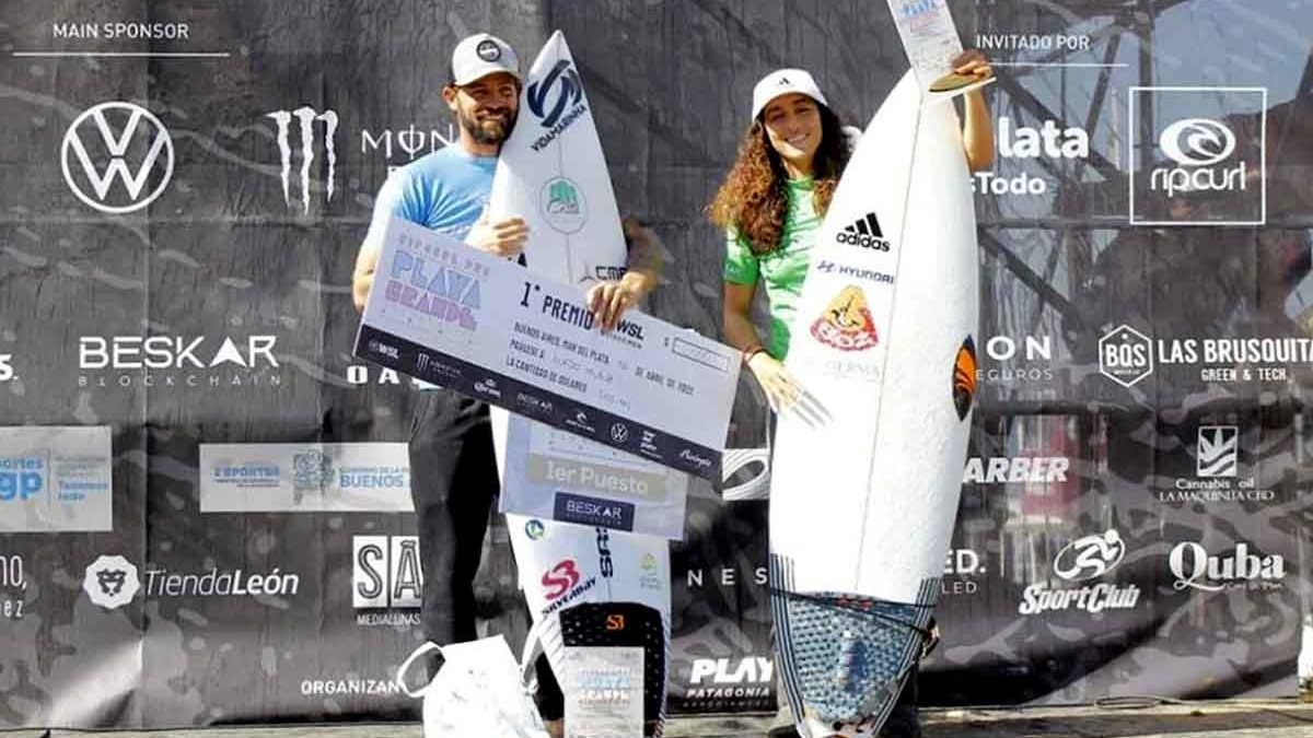 Surf: VOLVIÓ EL CIRCUITO DE LA WSL A MAR DEL PLATA