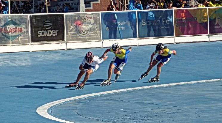 JSJ Rosario 2022: PATINAJE DE VELOCIDAD | LUCÍA MONJE Y JOKIN ZIAURRIZ CULLA HABLARON LUEGO DE GANAR SUS MEDALLAS