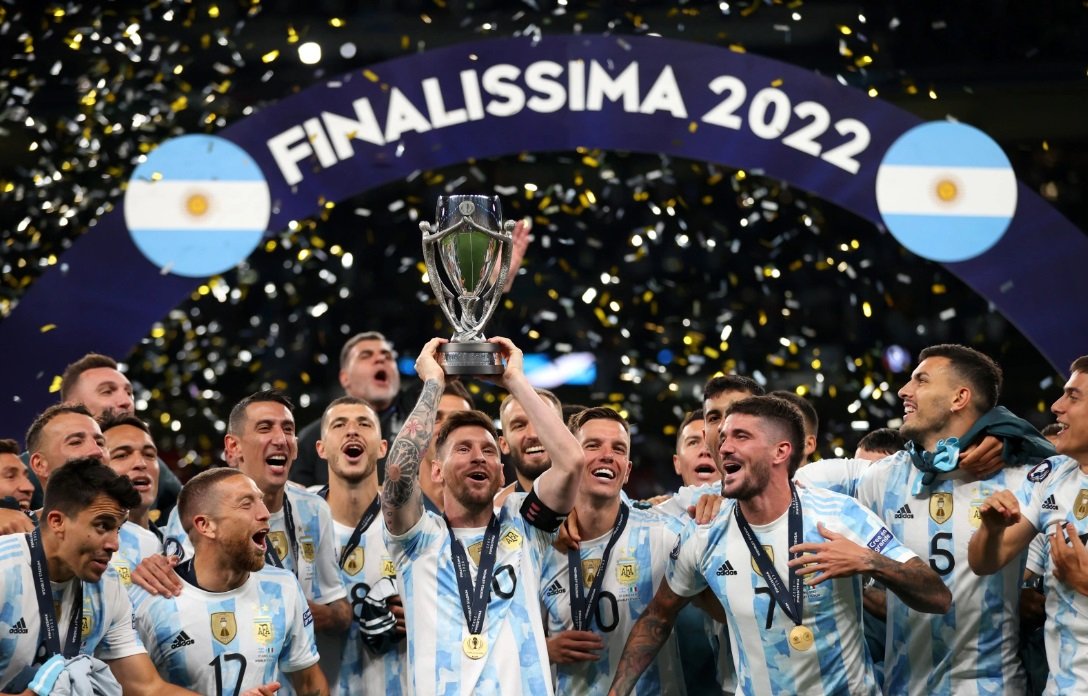 Fútbol masculino: ARGENTINA GANÓ LA «FINALISSIMA» EN WEMBLEY FRENTE A ITALIA