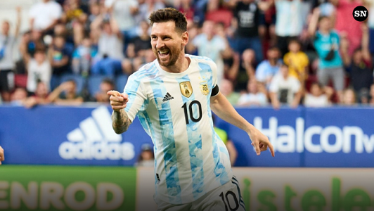 Fútbol masculino: ARGENTINA GOLEÓ A ESLOVENIA CON UN RÉCORD DE LIONEL MESSI