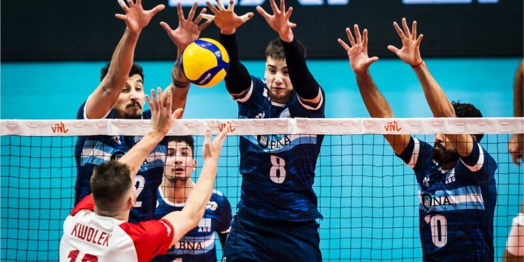 Voley masculino: DEBUTÓ LA SELECCIÓN ARGENTINA EN LA VNL CON CAÍDA FRENTE A POLONIA