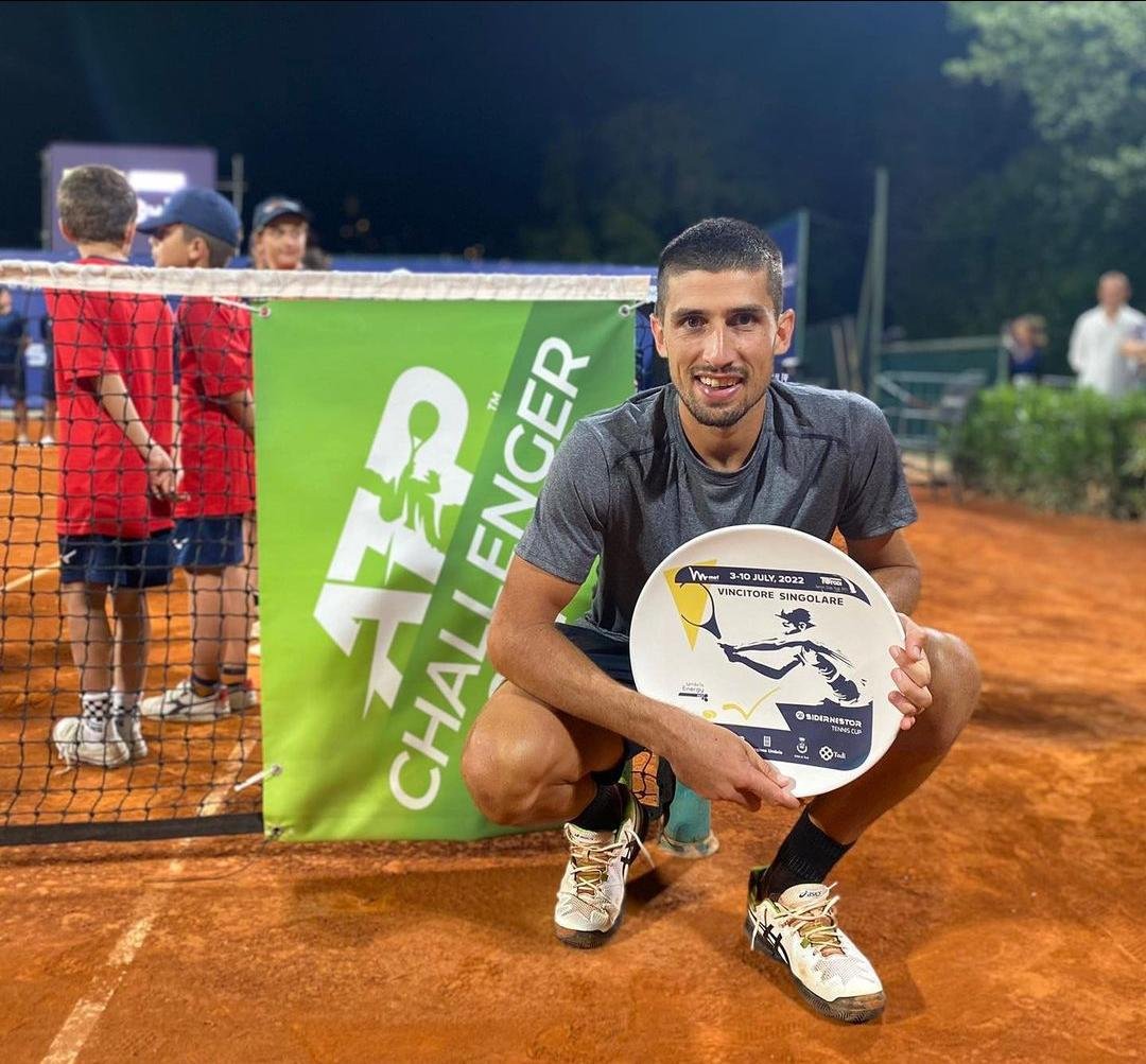 Tenis masculino: PEDRO CACHÍN SE CORONÓ CAMPEÓN EN ITALIA