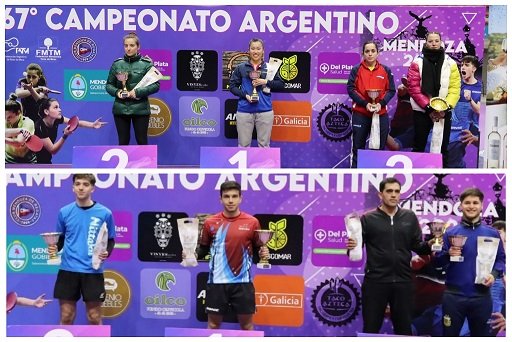 Tenis de Mesa: CAMILA KAIZOJI Y HORACIO CIFUENTES SON CAMPEONES ARGENTINOS