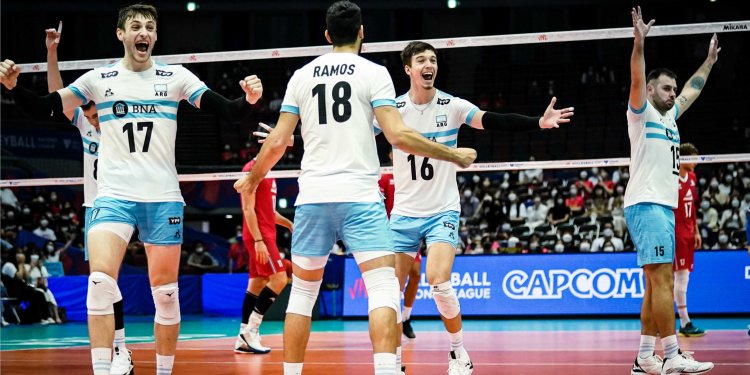 Voley masculiino: GRAN ACTUACIÓN ARGENTINA EN EL TRIUNFO FRENTE A FRANCIA POR LA VNL
