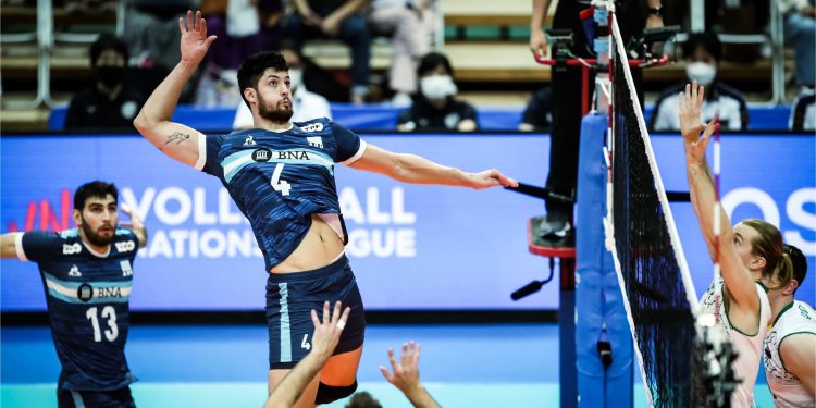 Voley masculino: ARGENTINA VENCIÓ A AUSTRALIA POR LA VNL