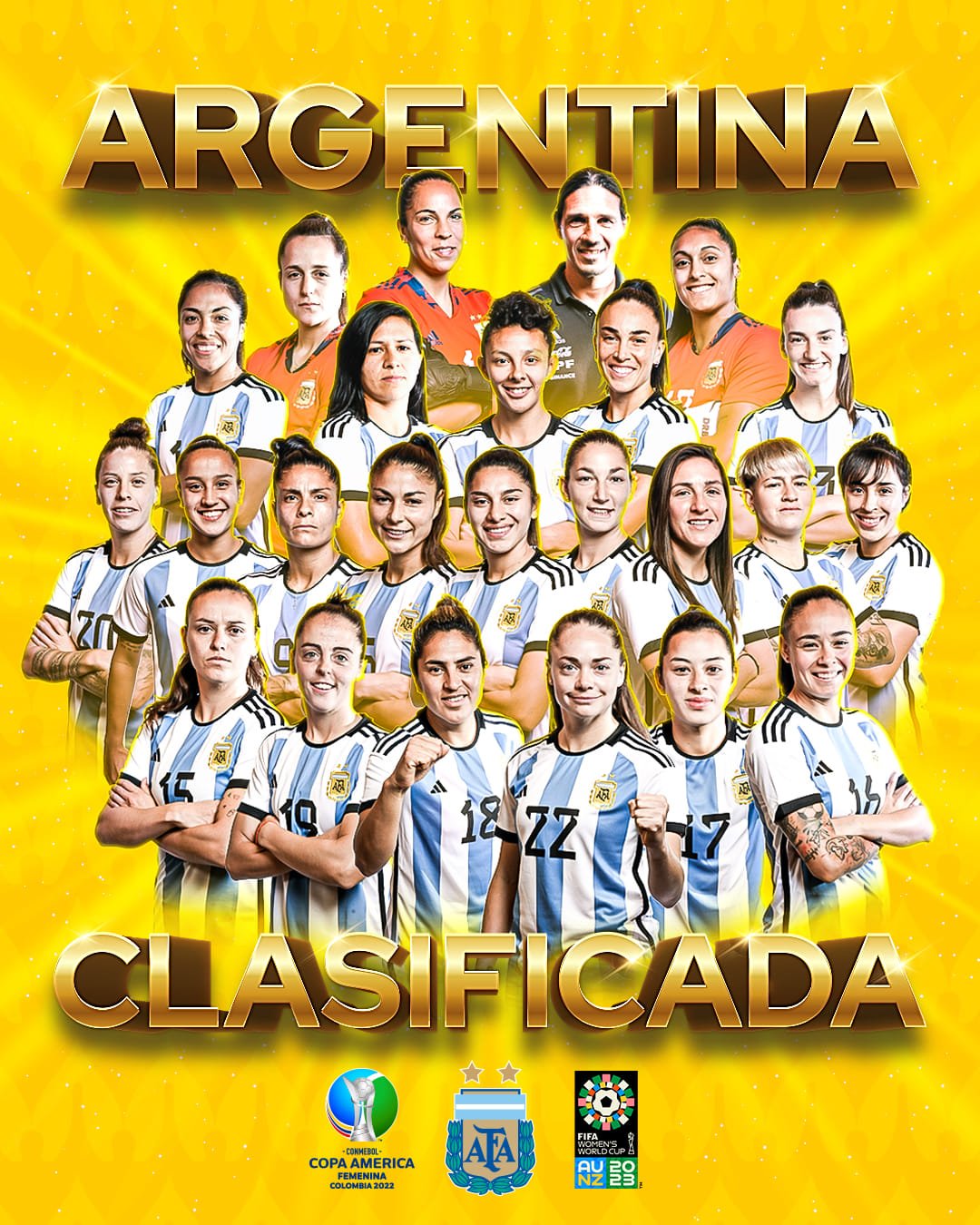 Fútbol femenino: EL EQUIPO ALBICELESTE CONQUISTÓ EL TERCER PUESTO DE LA COPA AMÉRICA
