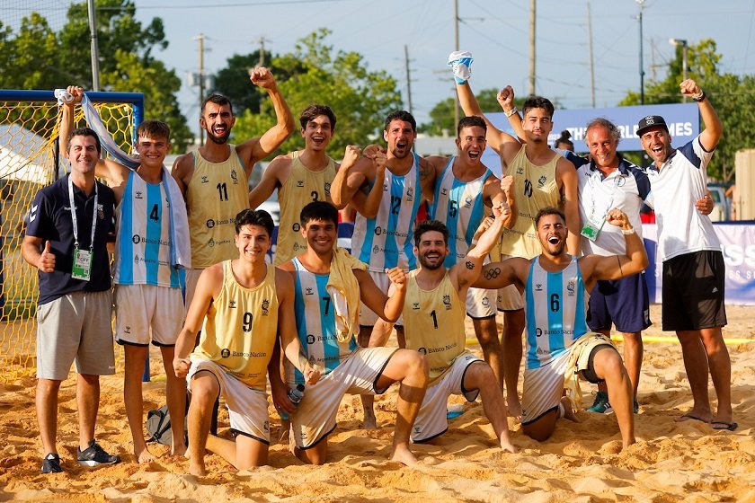 Beach Handball masculino: LA SELECCIÓN ARGENTINA TERMINÓ EN LA QUINTA POSICIÓN DE LOS WORLD GAMES