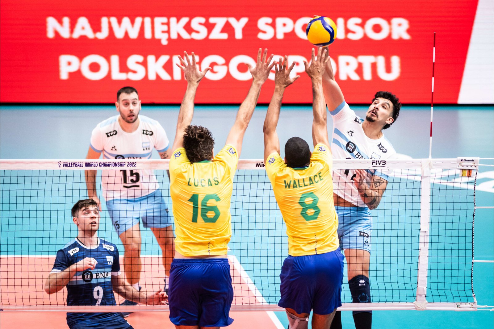Vóley masculino: ARGENTINA CAYÓ 3-1 CON BRASIL Y QUEDÓ ELIMINADA DEL MUNDIAL