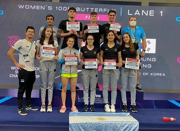 Natación: EXCELENTE ACTUACIÓN ARGENTINA EN EL MUNDIAL JUNIOR