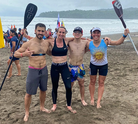 Surf: MEDALLA DE PLATA PARA JULIANA GONZÁLEZ Y DE BRONCE PARA NATALIA DE LA LAMA Y FRANCO FACCIN EN SUP RACE DEL CAMPEONATO PANAMARICANO DE PANAMÁ