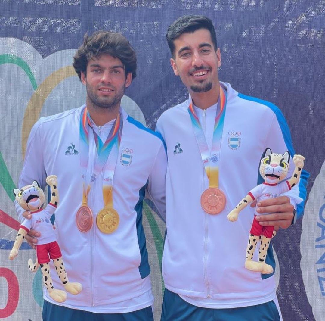 JJSS Asunción: Tenis: ORO Y PLATA PARA LOS JÓVENES TENISTAS ARGENTINOS