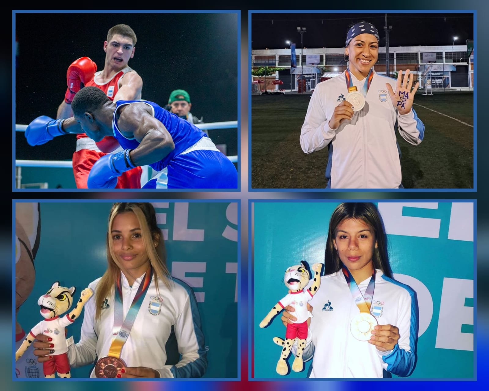 JJSS Asunción 2022: BOXEO | EL EQUIPO ARGENTINO SE DESPIDIÓ CON DOS MEDALLAS DE PLATA Y DOS DE BRONCE