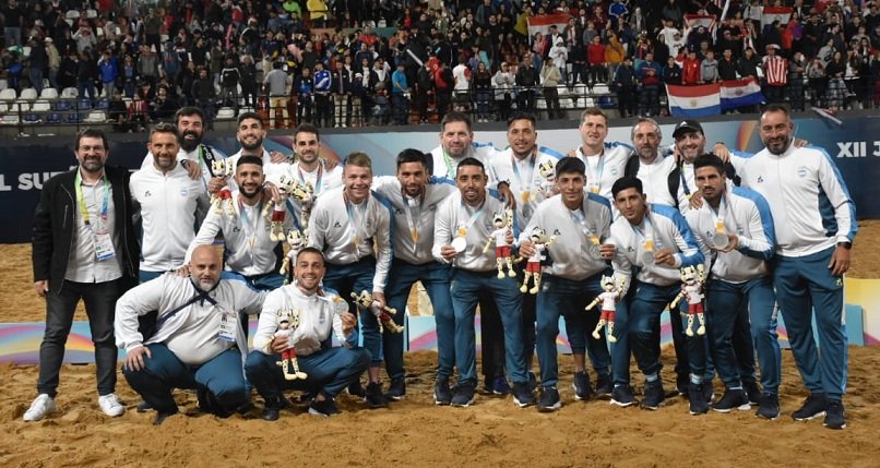JJSS Asunción 2022: FÚTBOL PLAYA | ARGENTINA GANÓ LA MEDALLA DE PLATA