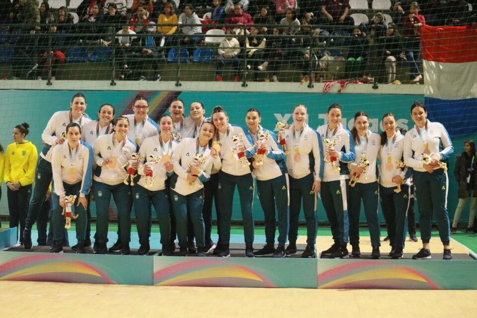 JJSS Asunción 2022: HANDBALL | LA GARRA FUE BRONCE EN EL SURAMERICANO DE PARAGUAY