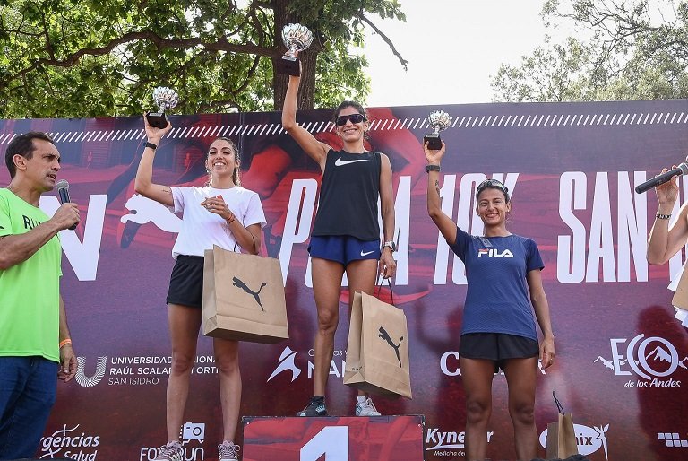 Atletismo: FEDERICO BRUNO Y DAIANA OCAMPO FUERON LOS DOS MEJORES NACIONALES EN LOS 10 KM DE SAN ISIDRO