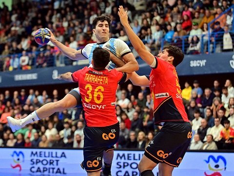 Handball masculino: LOS GLADIADORES CAYERON CON ESPAÑA EN EL ÚLTIMO PARTIDO DE PREPARACIÓN PARA EL MUNDIAL