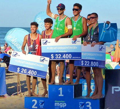 Beach Volley masculino: JULIÁN AZAAD Y MACIEL BUENO SE ADJUDICARON LA TERCERA ETAPA DEL CIRCUITO ARGENTINO