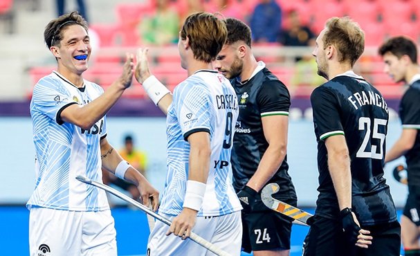 Hockey césped masculino: GOLEADA DE LOS LEONES PARA LA DESPEDIDA DEL MUNDIAL