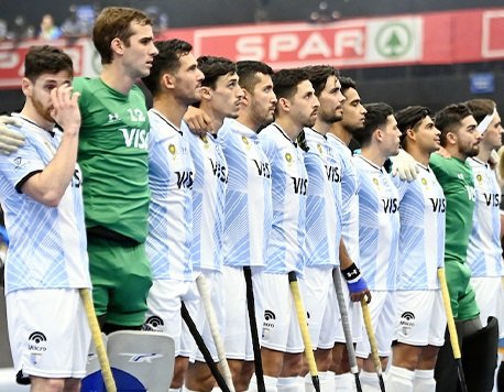 Hockey Indoor masculino: LA SELECCIÓN ARGENTINA DEBUTÓ CON DOS TRIUNFOS Y UNA IGUALDAD EN LA COPA DEL MUNDO INDOOR
