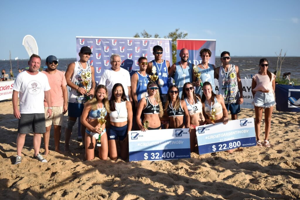 Beach Volley: DE BRITO-GHIGLIAZZA Y NICOLINI-GONZÁLEZ GANARON LA OCTAVA ETAPA DEL CIRCUITO ARGENTINO