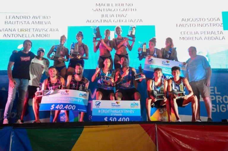 Beach Volley: DÍAZ-GHIGLIAZZA Y BUENO-GAUTO, GANADORES DE LA DÉCIMA ETAPA DEL CIRCUITO ARGENTINO