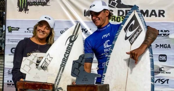 Surf: LUCÍA COSOLETO Y TOMÁS GORANSKY, GANADORES DE LA SEGUNDA FECHA DE LA LIGA NACIONAL