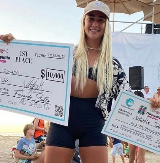 Surf: JULIETTE DUHAIME Y UNA GRAN ACTUACIÓN CON SUP EN MÉXICO