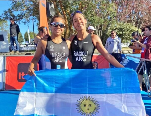 Triatlón: DESTACADAS ACTUACIONES DE ROMINA BIAGIOLI Y MOIRA MIRANDA