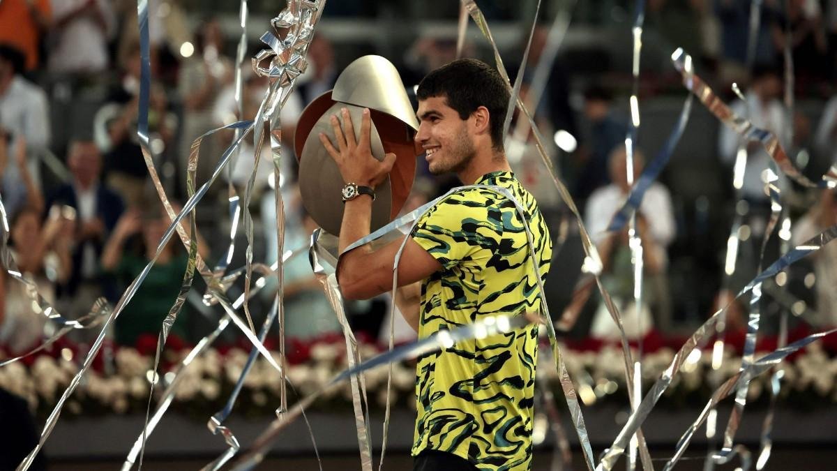 Tenis masculino: CARLOS ALCARAZ EN LA CIMA DE MADRID