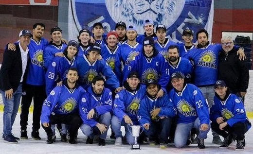 Hockey hielo: ARGENTINA, SUBCAMPEÓN EN ESLOVAQUIA