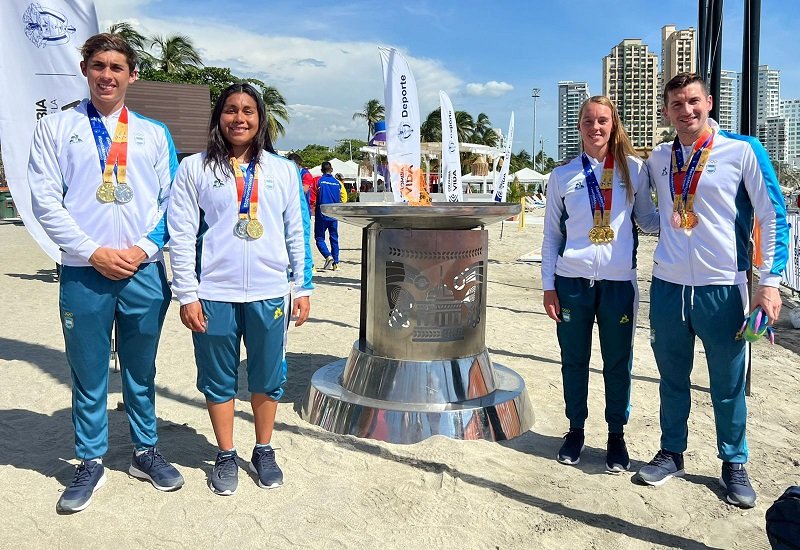 Suramericanos de Playa: AGUAS ABIERTAS | SEIS MEDALLAS PARA UNA GRAN PERFORMANCE DE LA DELEGACIÓN NACIONAL
