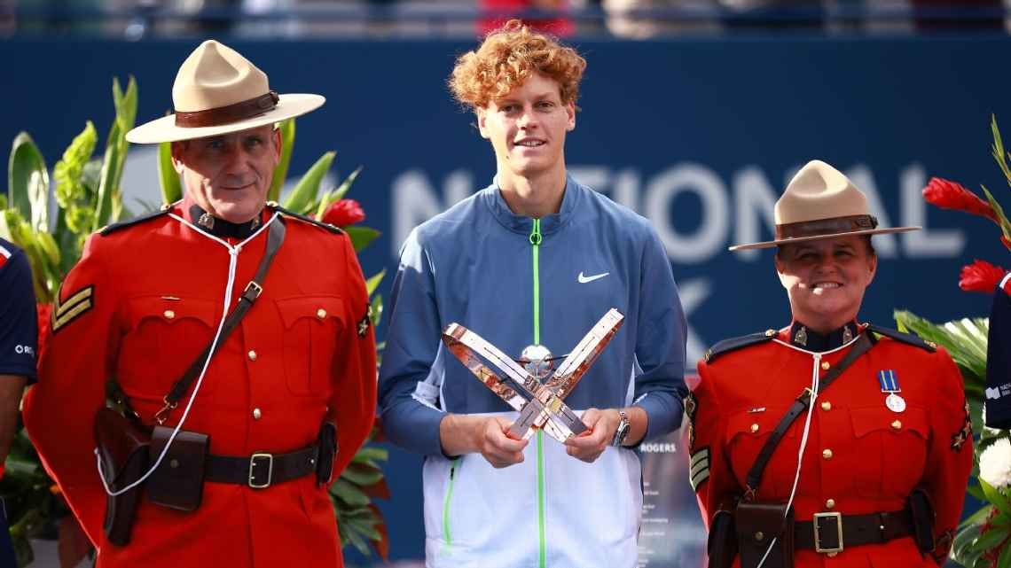 Tenis masculino: SINNER GANÓ EL MASTERS DE CANADÁ