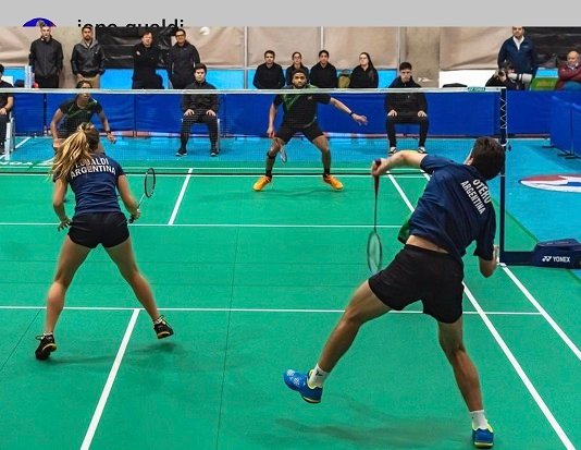 Badminton: IONA GUALDI Y SANTIAGO OTERO, TOP 8 EN SINGLE FEMENINO Y DOBLES MIXTO