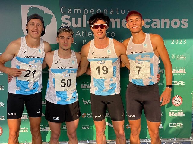 Atletismo: DESTACADAS ACTUACIONES NACIONALES EN EL CIERRE DEL CAMPEONATO SUDAMERICANO DE SAN PABLO