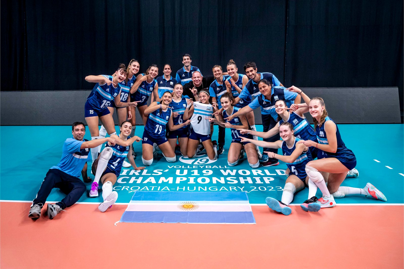 Vóley femenino: LAS PANTERITAS U19 CONSIGUIERON EL 9º PUESTO EN EL MUNDIAL DE HUNGRÍA Y CROACIA